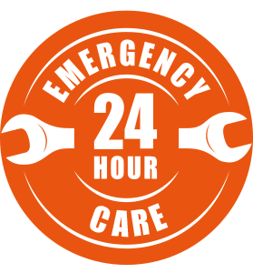G&W Mechanical services emergency 24 hour care logo